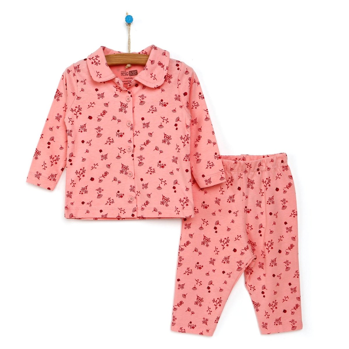HelloBaby Basic Baby Girl Pyjamas Set - Pink - ebebek - Black Friday