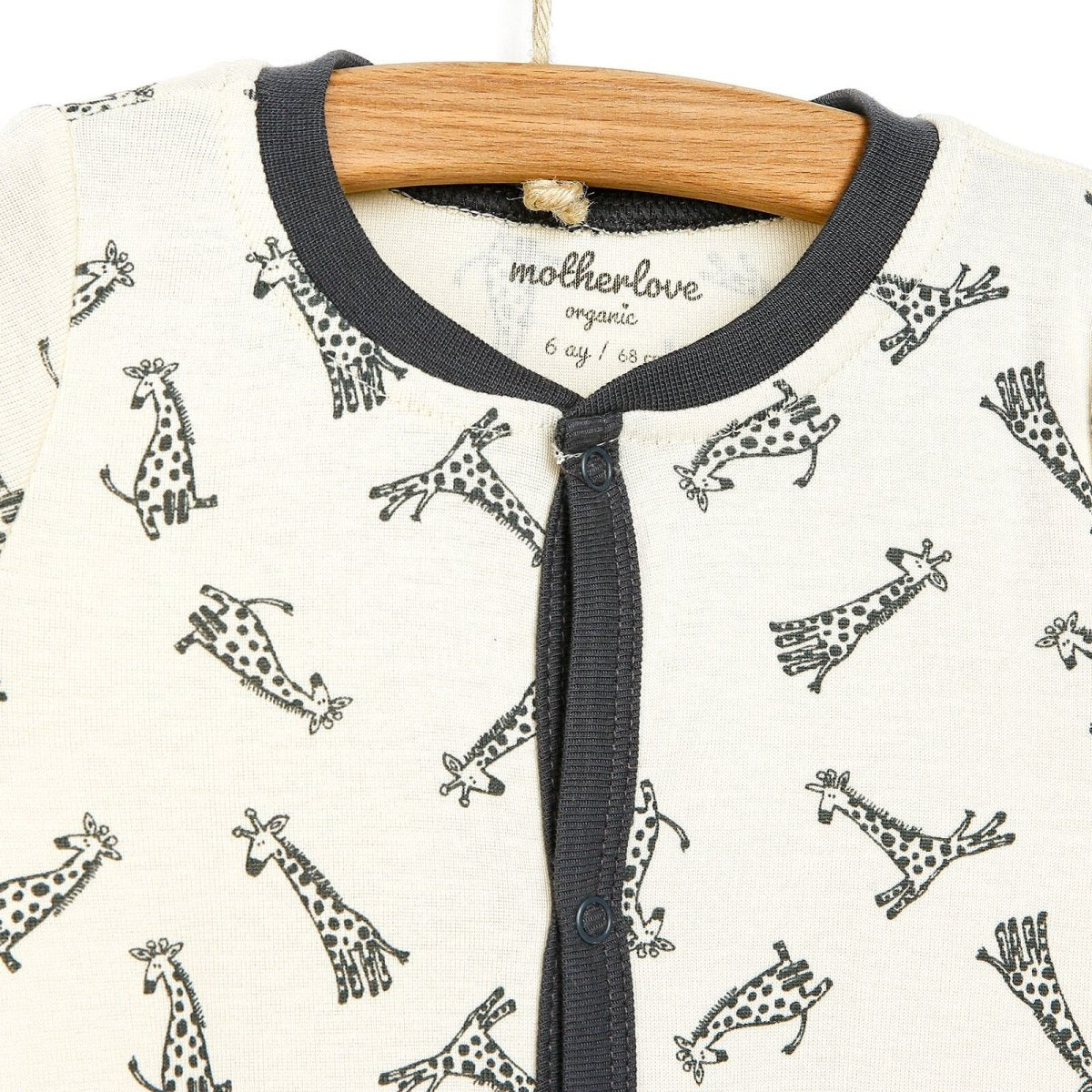 Motherlove Newborn Organic Footed Jumpsuit - Green - ebebek - Black Friday