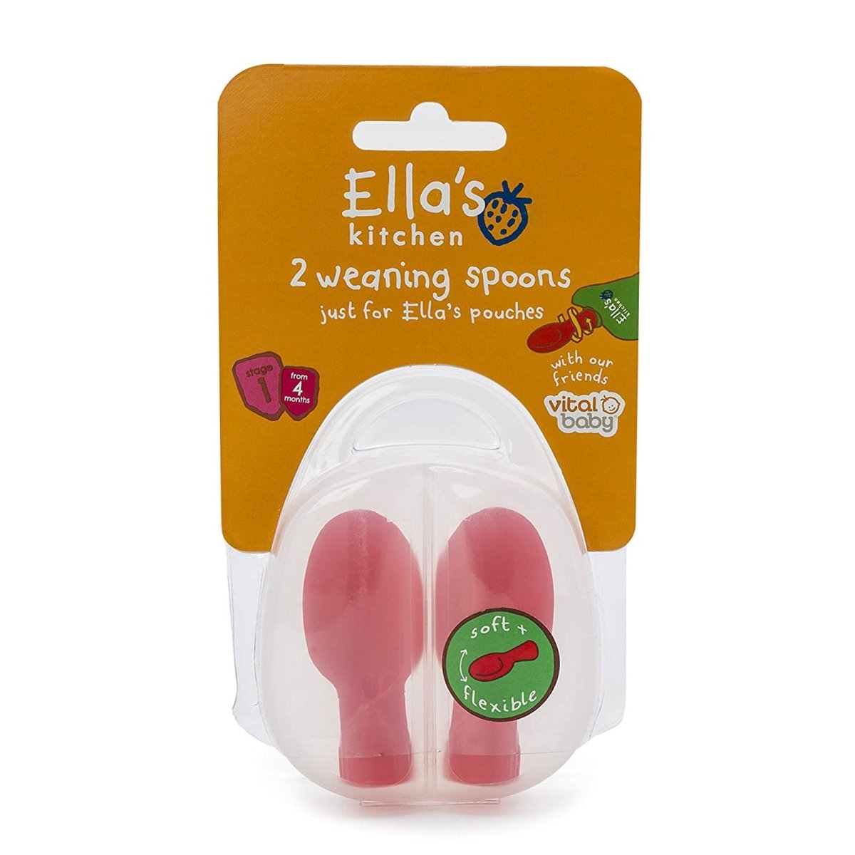 Vital Baby Ella's Kitchen Weaning Spoons Pack of 2 - ebebek - Black Friday