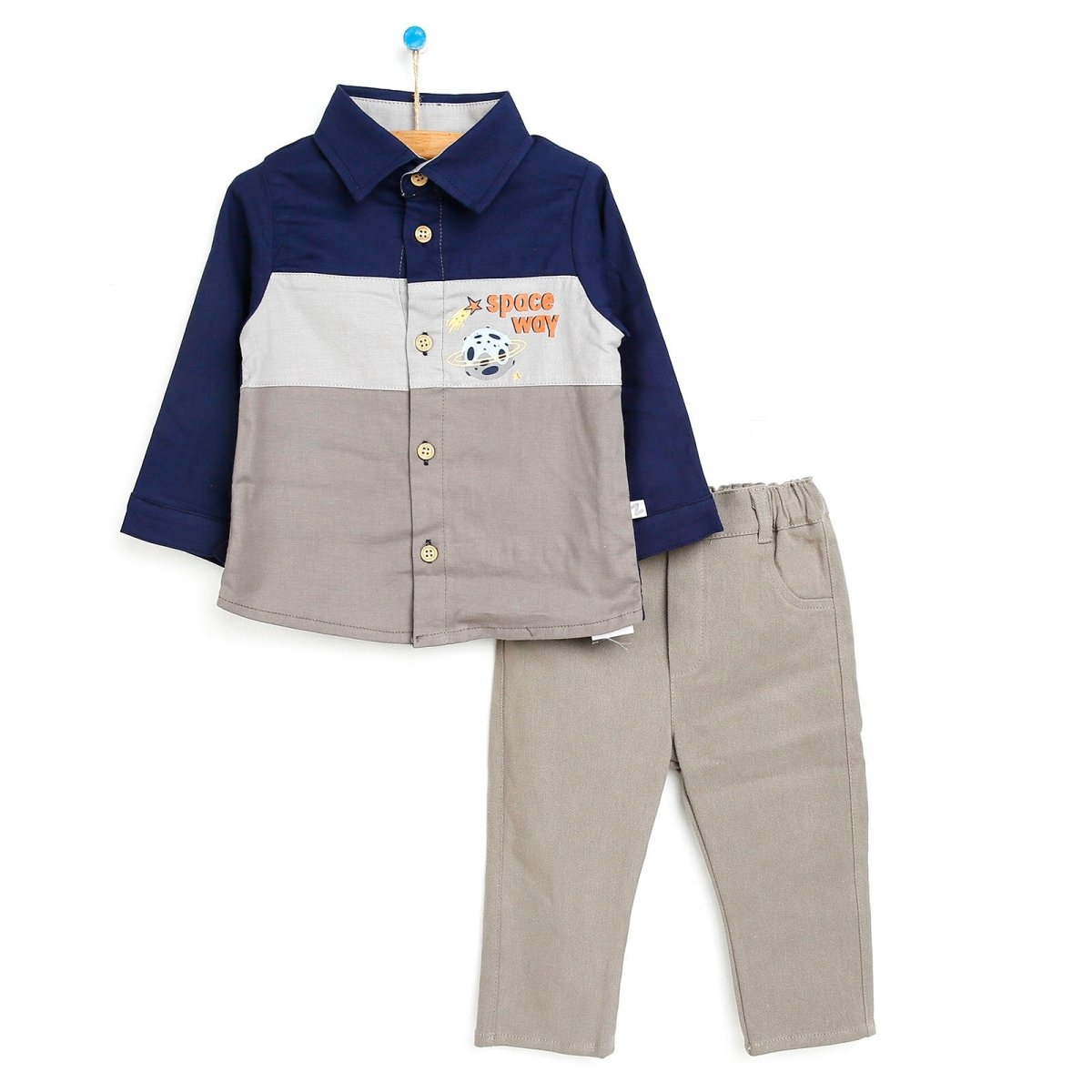 BabyZ Shirt - Pants - Charcoal - ebebek - Black Friday