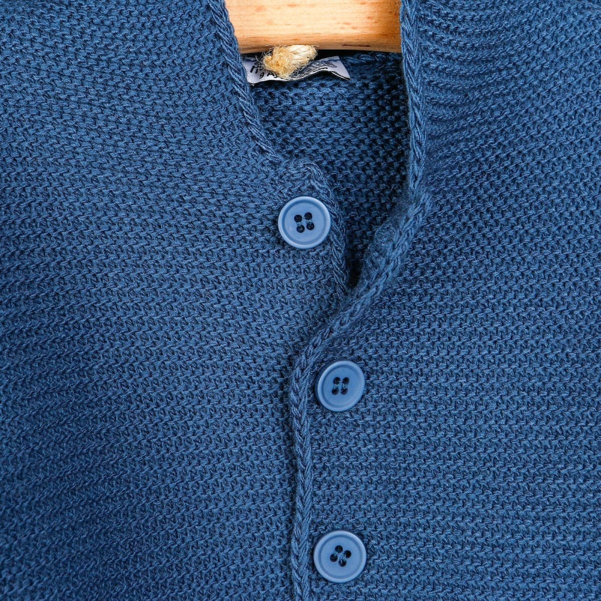 HelloBaby Basic Baby Boy Knit Cardigan - Indigo - ebebek - Black Friday