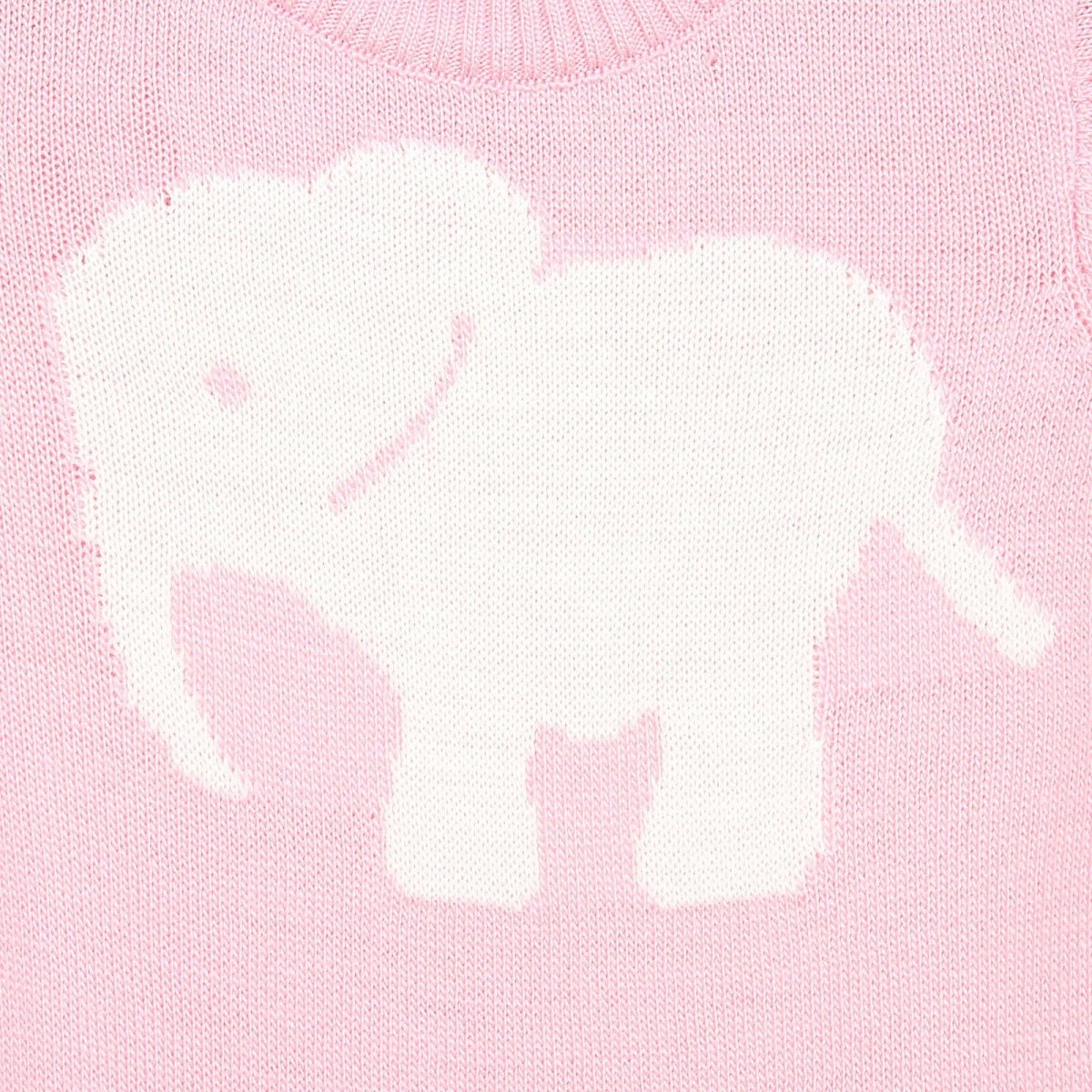 HelloBaby Newborn Knit Baby Elephant Jumpsuit - Light Pink - ebebek - Black Friday