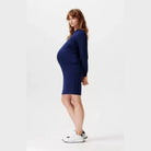 Noppies Nursing Dress Pinole - Navy Blue - ebebek - Black Friday