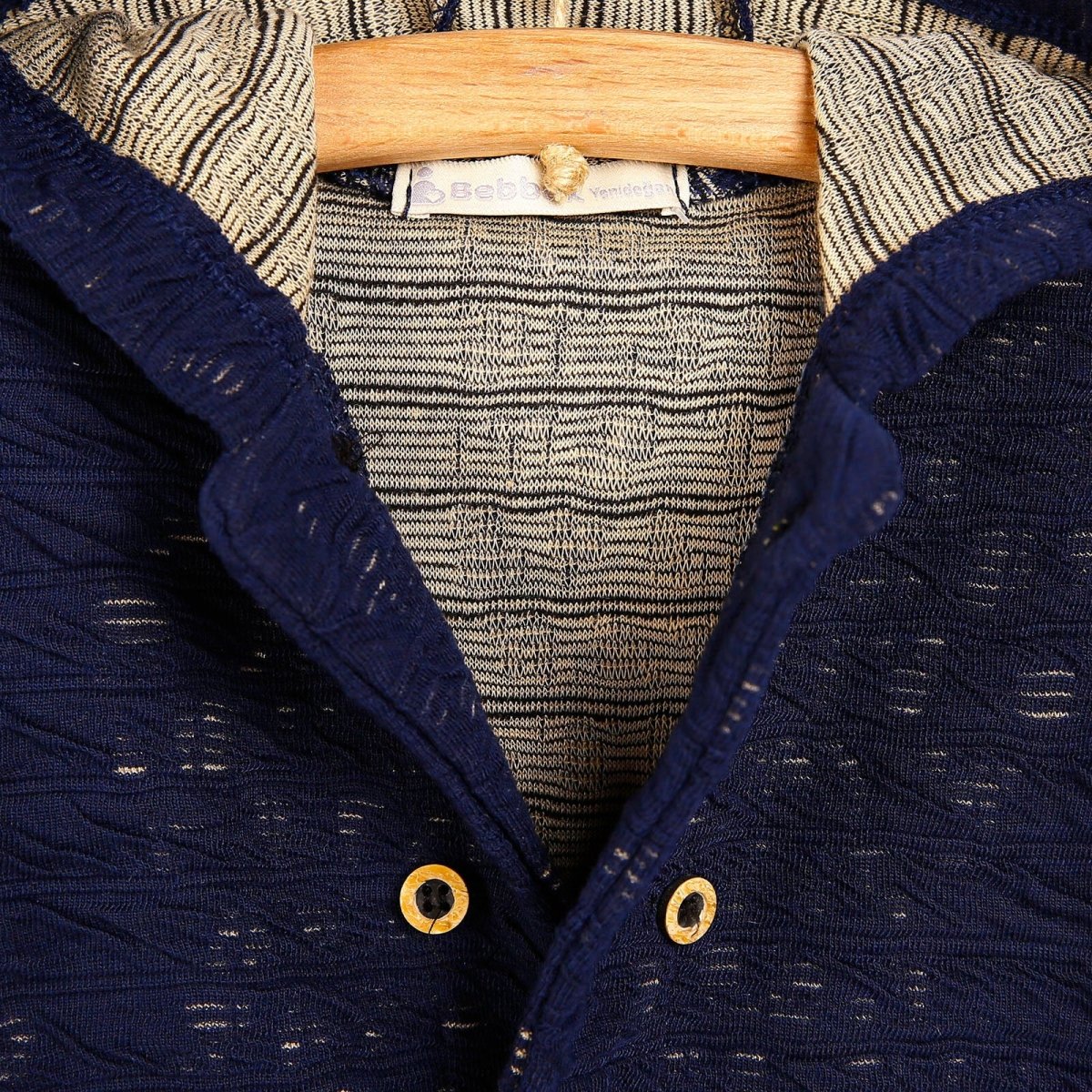 Bebbek Newborn Happy Camper Footed Jumpsuit - Navy Blue - ebebek - Black Friday