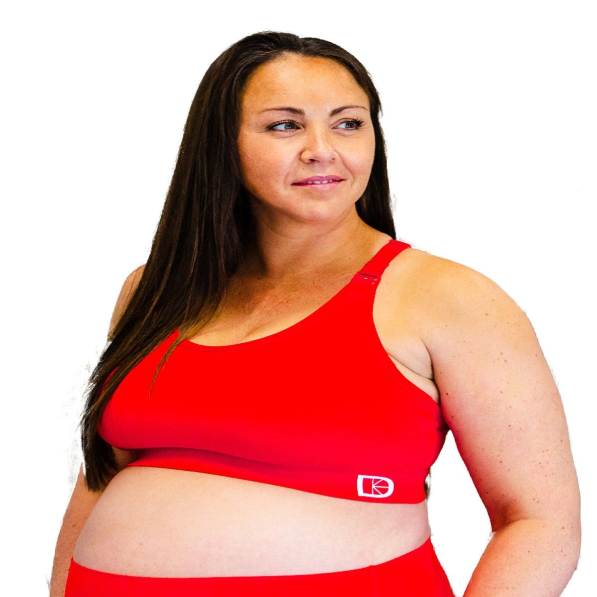 Latched Maternity & Nursing Sports Bra B - G Cup - Red - ebebek - Black Friday