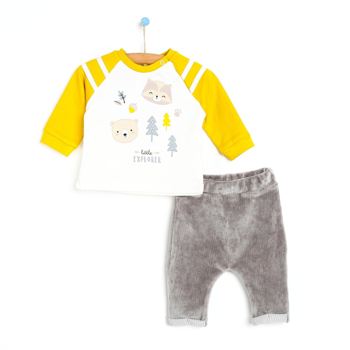 Cassiope Newborn Little Explorer Sweatshirt - Bronze - ebebek - Black Friday