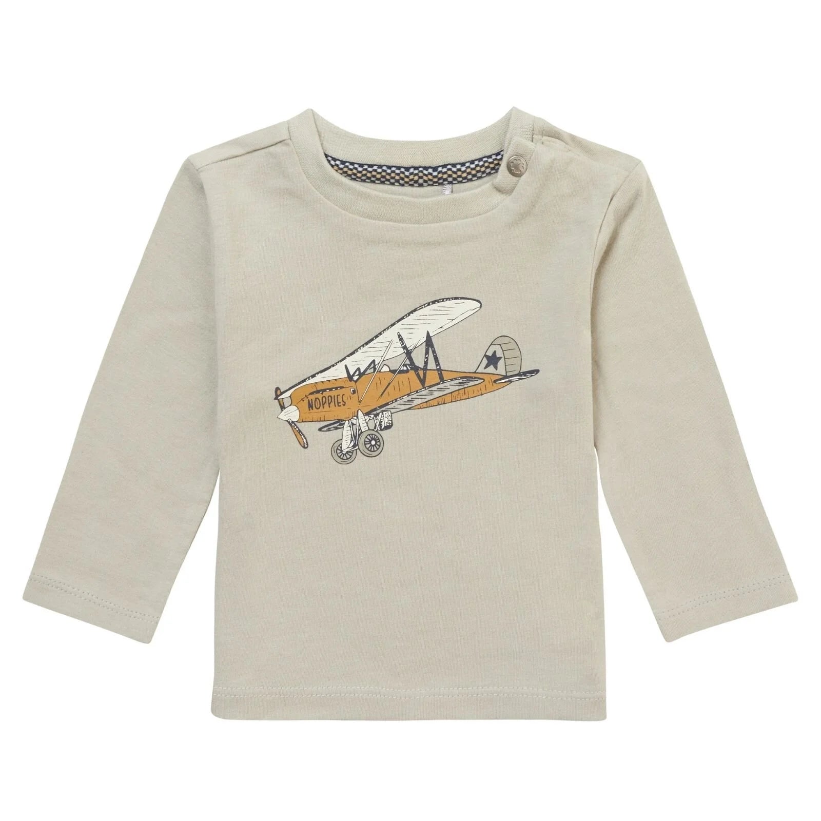 Noppies Longsleeve Margate - Willow Grey - ebebek - Black Friday