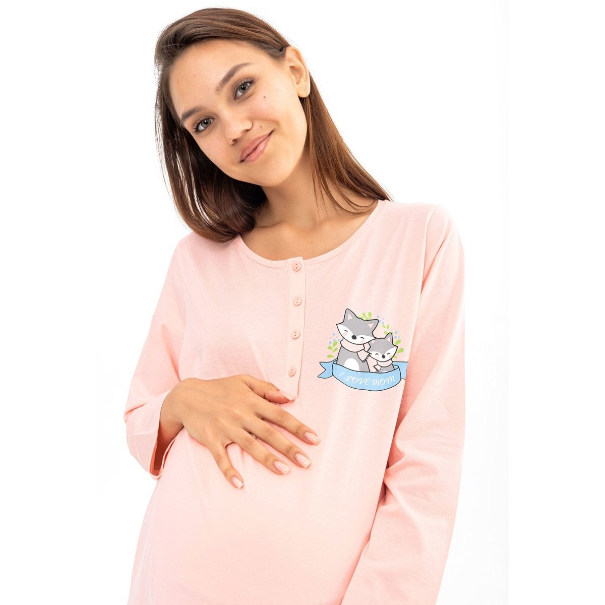 baby mom Pyjama Set - Light Pink - ebebek - Black Friday
