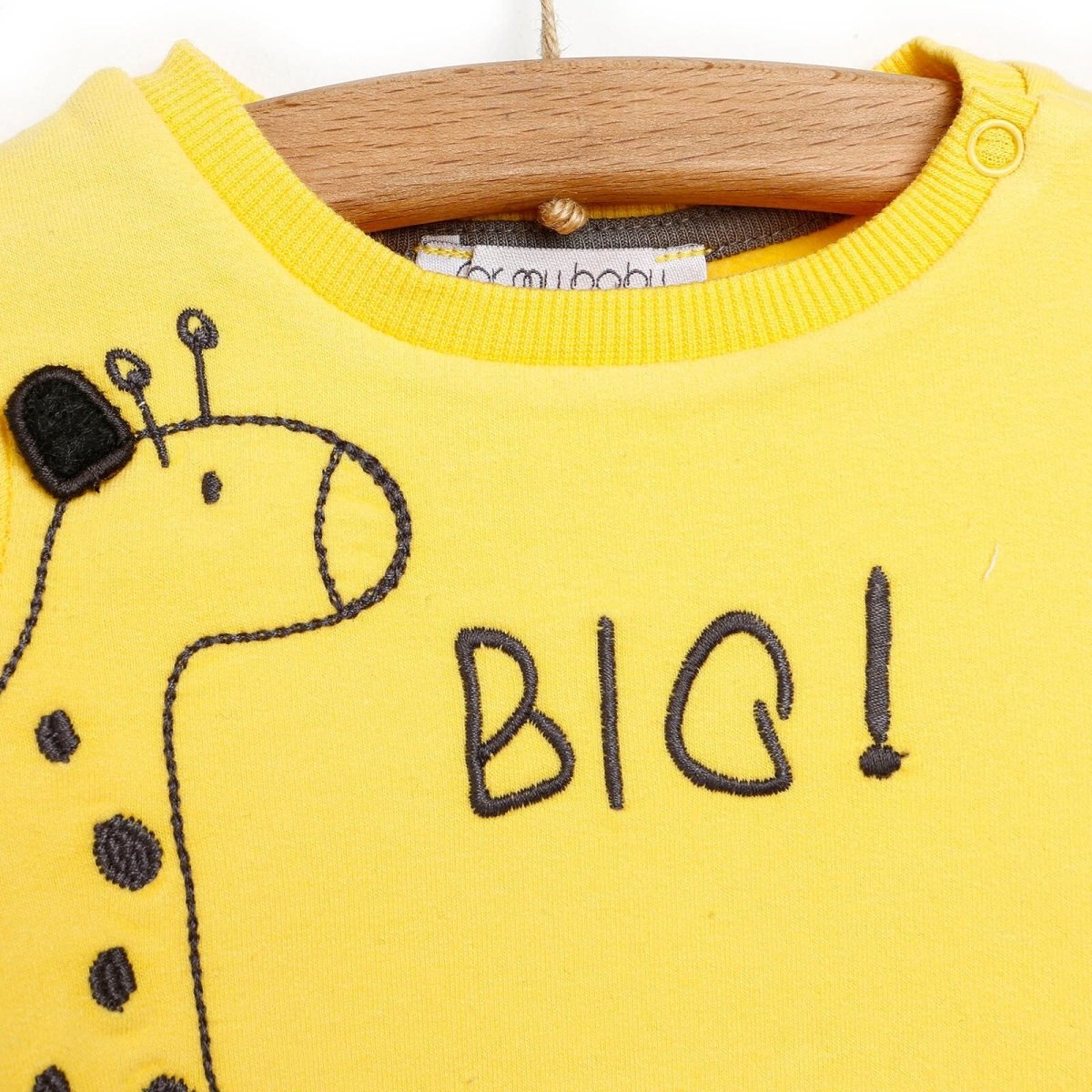 For My Baby Newborn Wild Sweatshirt - Panth - Yellow - ebebek - Black Friday