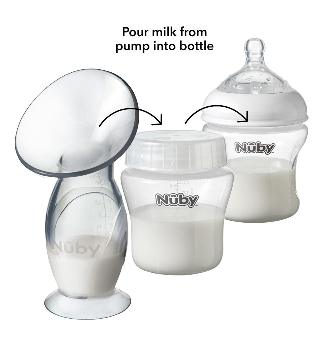 Nuby Silicone Manual Breast Pump - ebebek - Black Friday