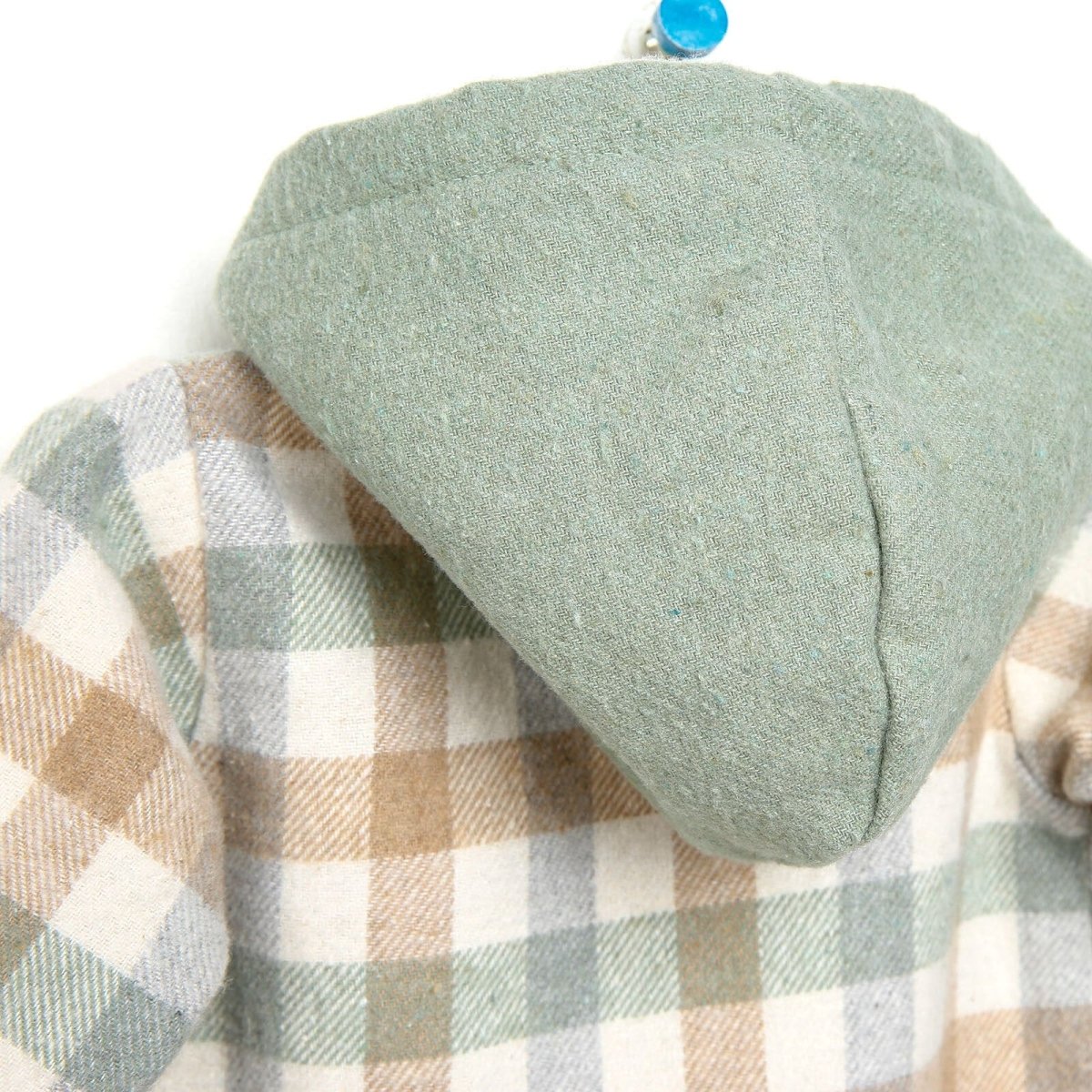 Bebbek Newborn Lumberjack Hooded Jumpsuit - Beige - ebebek - Black Friday