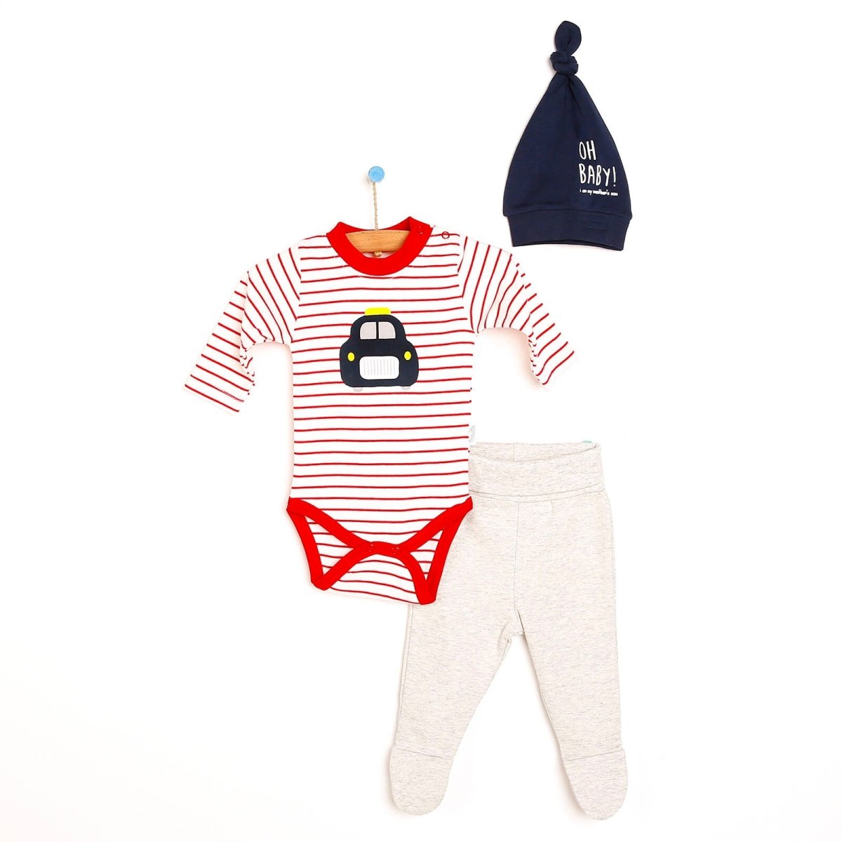 Bebetto Body - Footed Bottom - Hat - ebebek - Black Friday