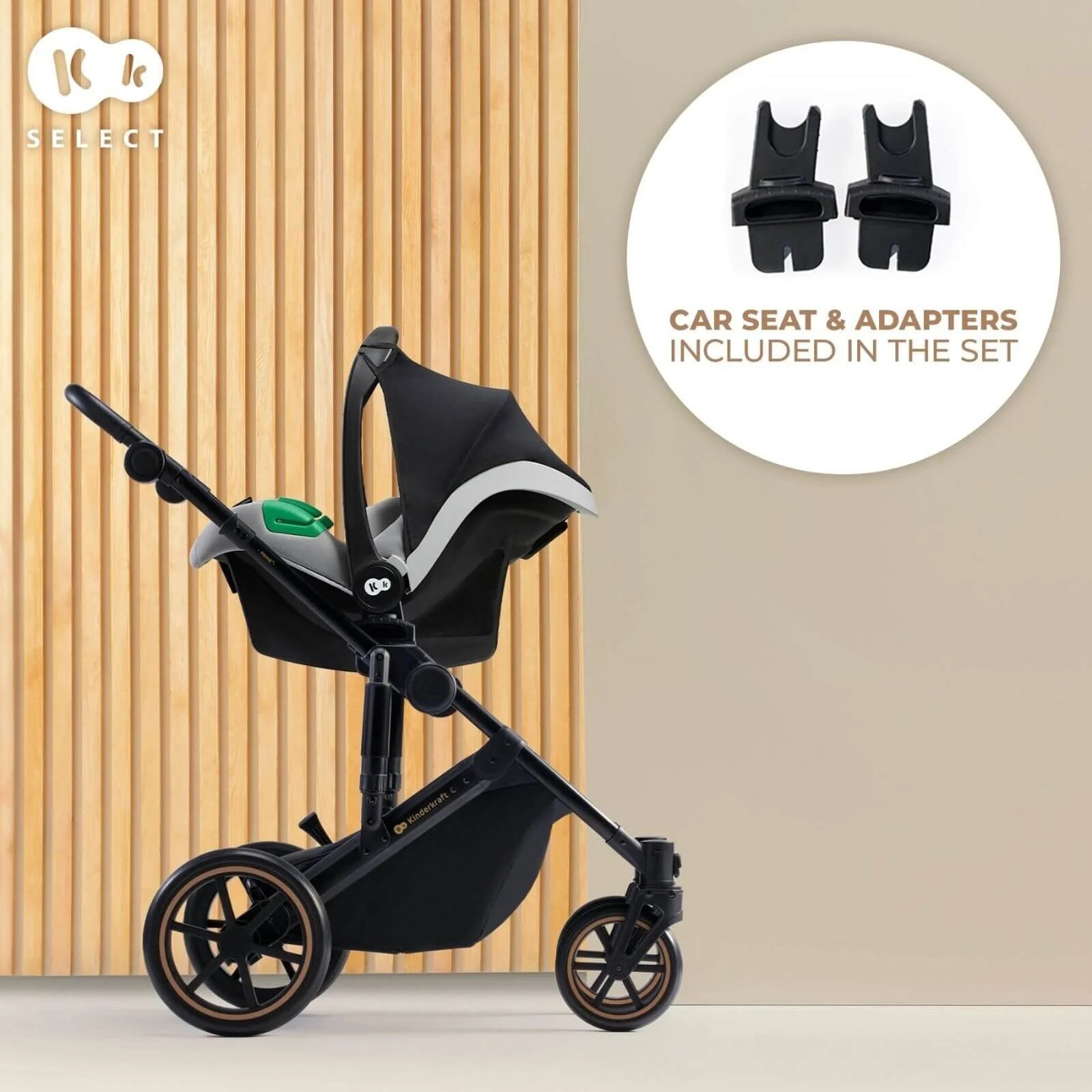 Kinderkraft prime 3 in 1 travel system on sale