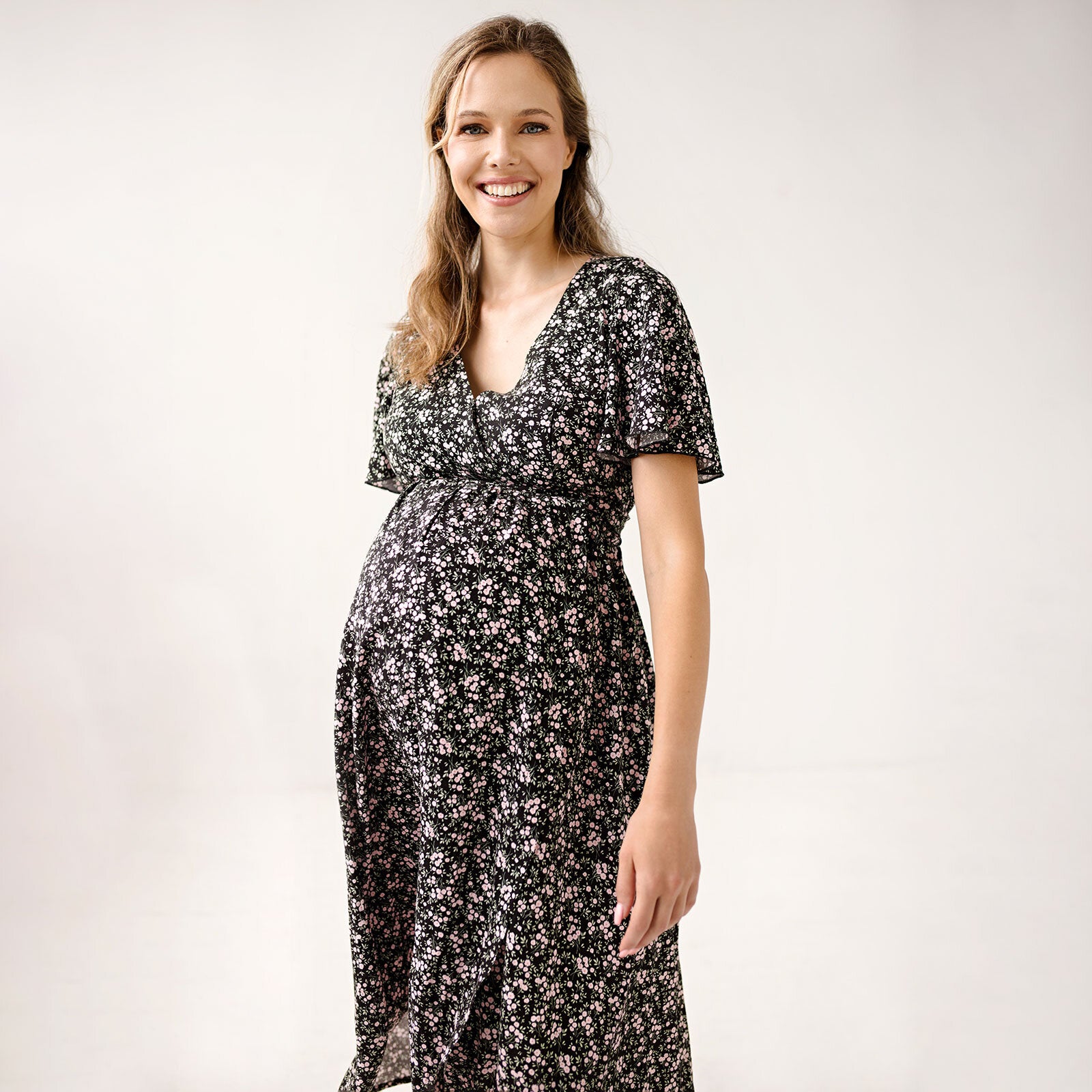 Plus size nursing dresses 2024 uk