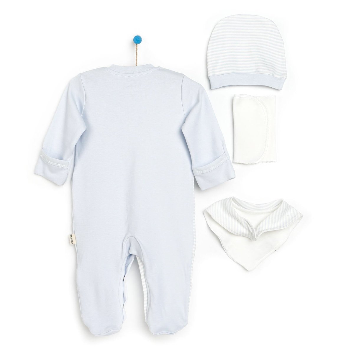 Bebbek Baby Boy 5 Pcs Newborn Gift Starter Set - Blue - ebebek - Black Friday