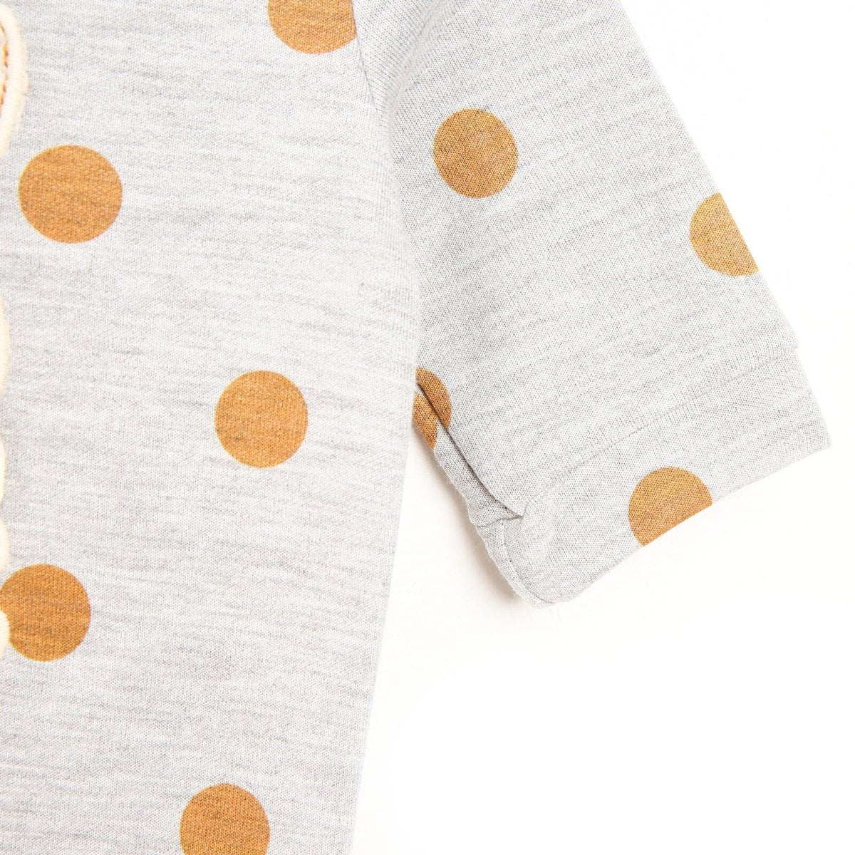 Cassiope Newborn Biscuits Footed Jumpsuit - Grey - ebebek - Black Friday