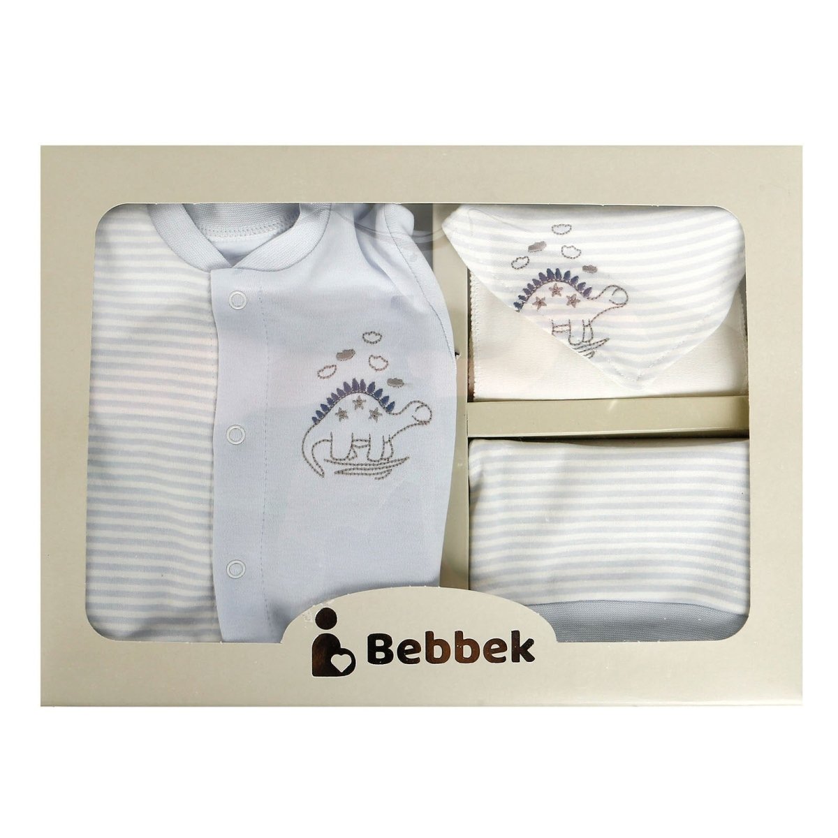 Bebbek Baby Boy 5 Pcs Newborn Gift Starter Set - Blue - ebebek - Black Friday
