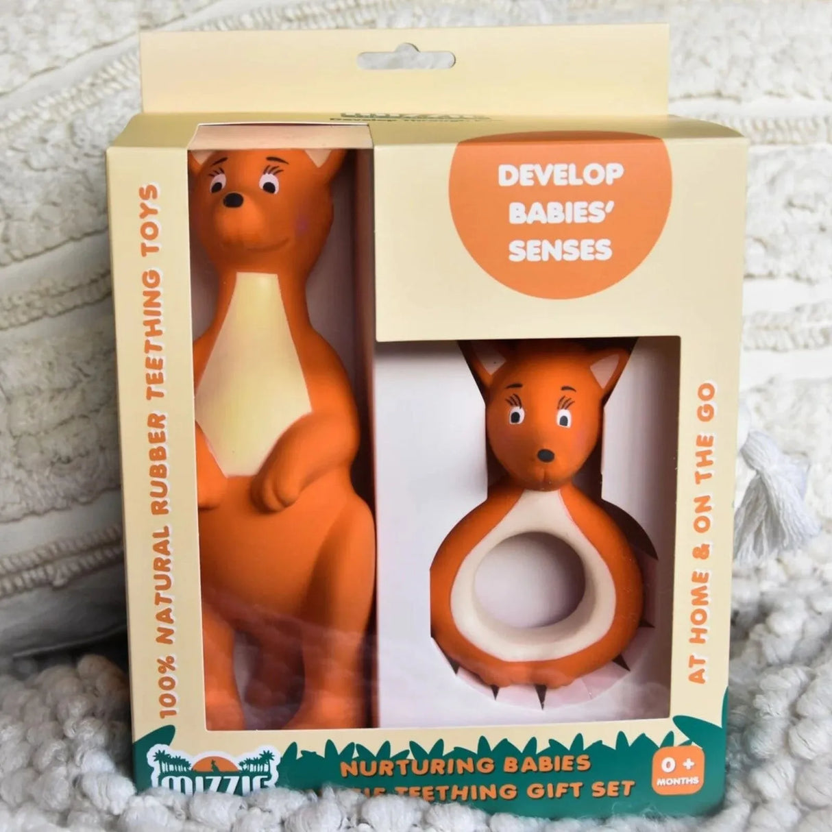 Mizzie the Kangaroo Nurturing Babies Mizzie Teether Gift Set - ebebek - Black Friday