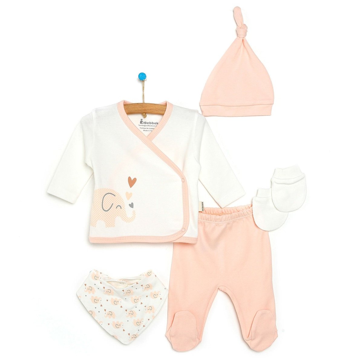 Bebbek Baby Girl 5 Pcs Newborn Starter Set - Pink - ebebek - Black Friday