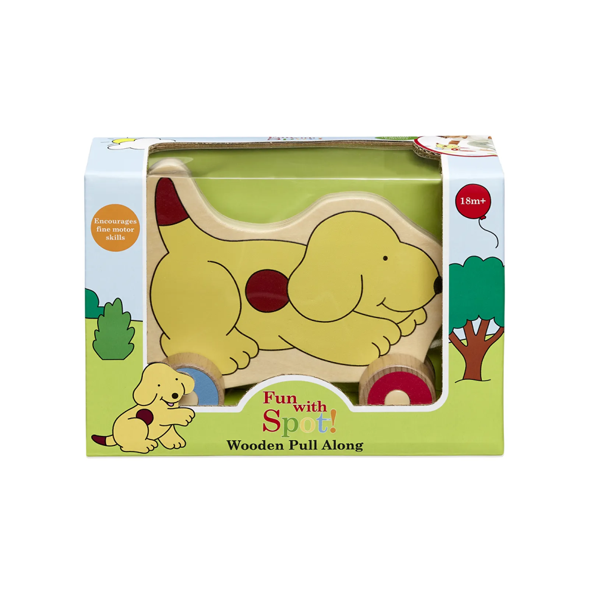 Fun with Spot Spot Wooden Pull Along Yellow - ebebek - Black Friday