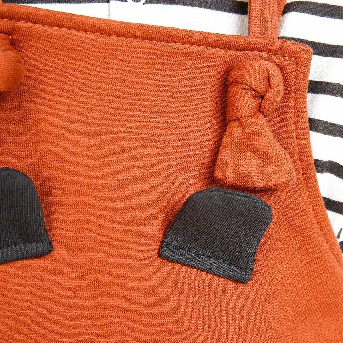 Bebbek Newborn Animals Holiday Overall - Brown - Bebbek - ebebek