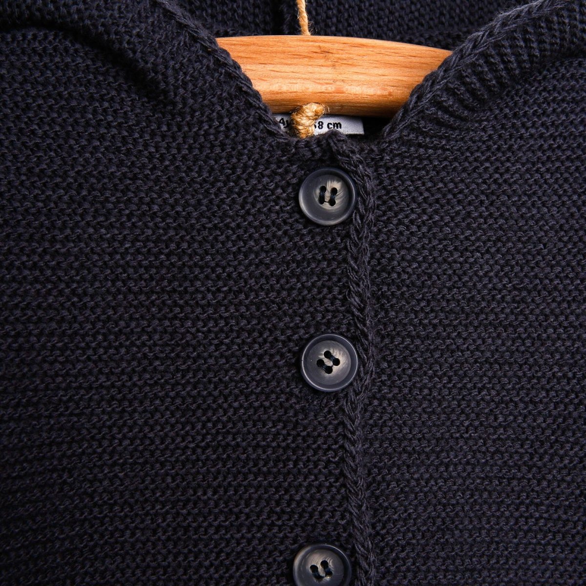HelloBaby Newborn Knit Cardigan - Bottom - Charcoal - ebebek - Black Friday
