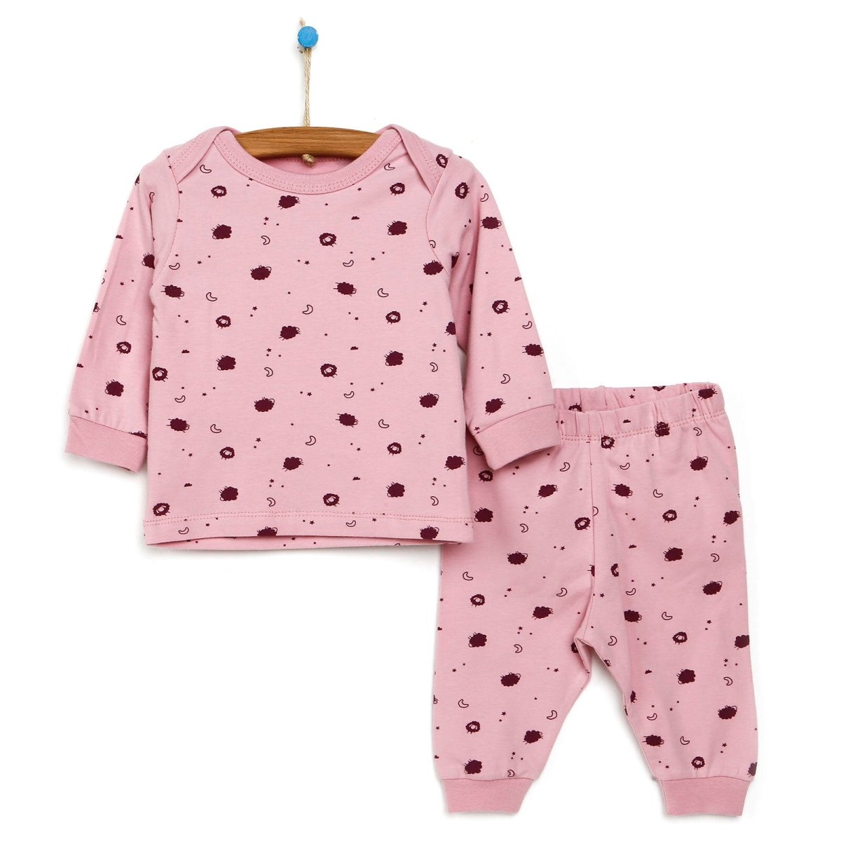 HelloBaby Basic Collared Neck Pyjamas Set - ebebek - Black Friday