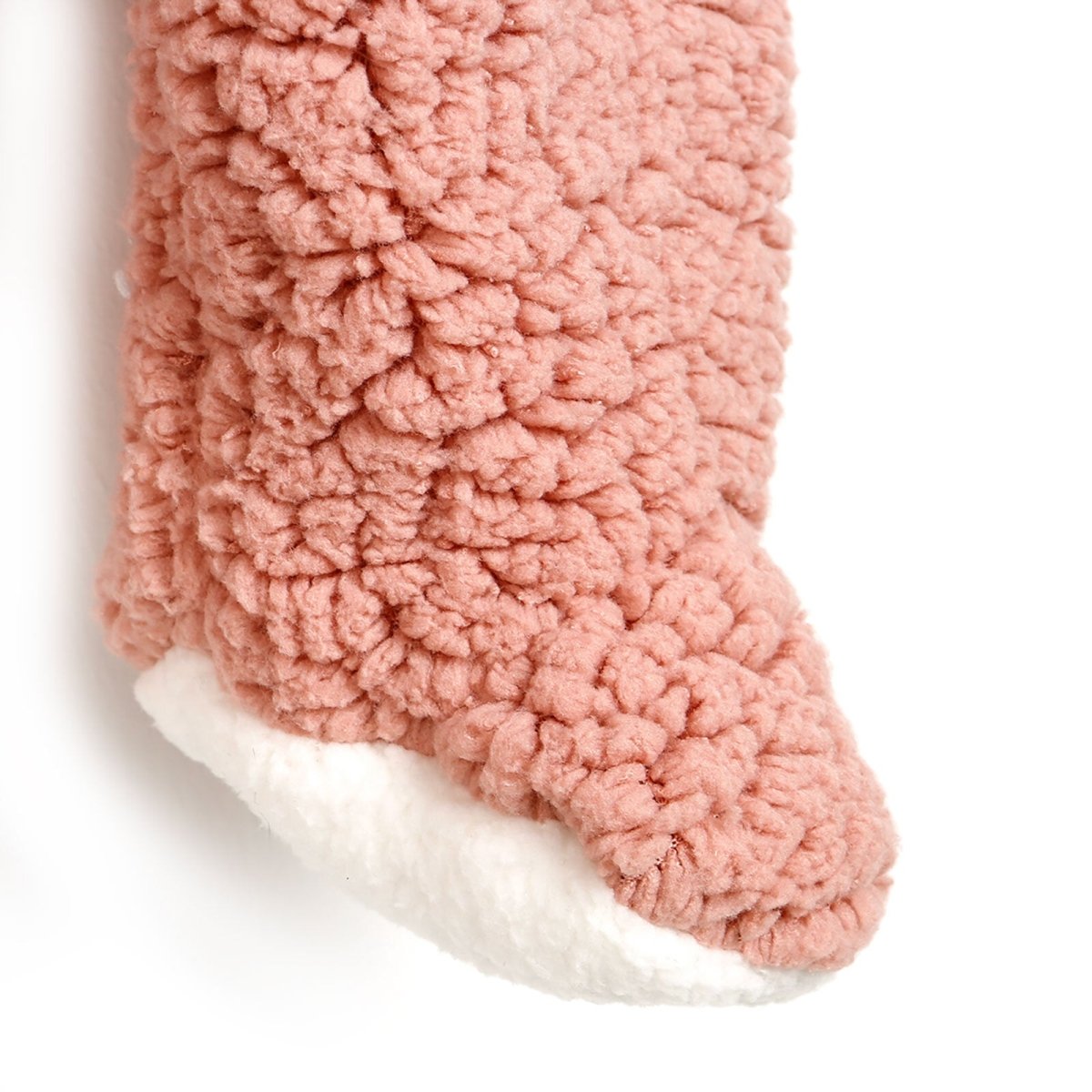 Midimod Newborn Rabbit Ear Welsoft Footed Jumpsuit - Light Rose - ebebek - Black Friday