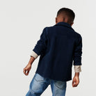 Noppies Boys Shirt Long Sleeve Kenbridge - Black Iris - ebebek - Black Friday