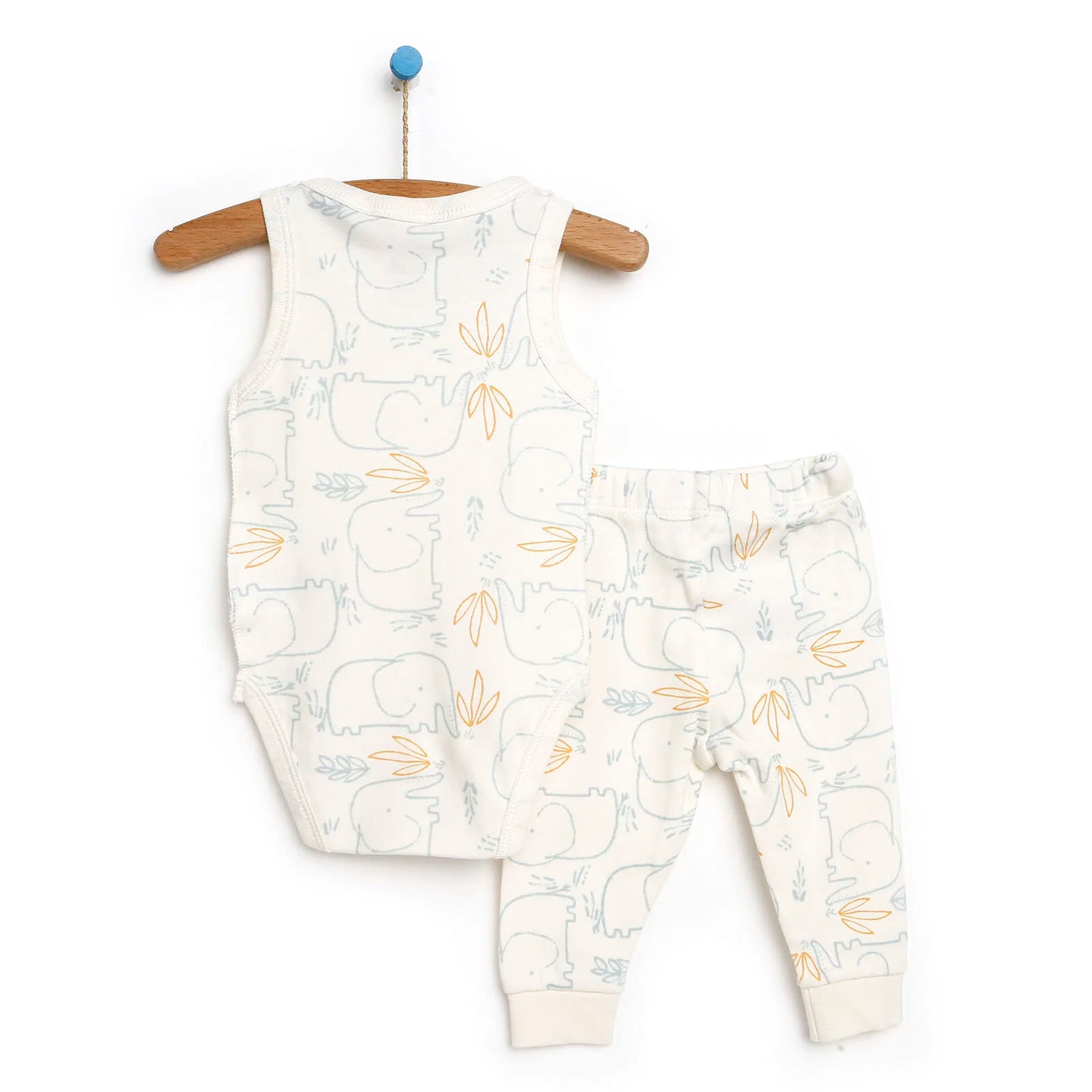 Bebetto Newborn Athlete Bodysuit - Footless Bottom - Blue - ebebek - Black Friday