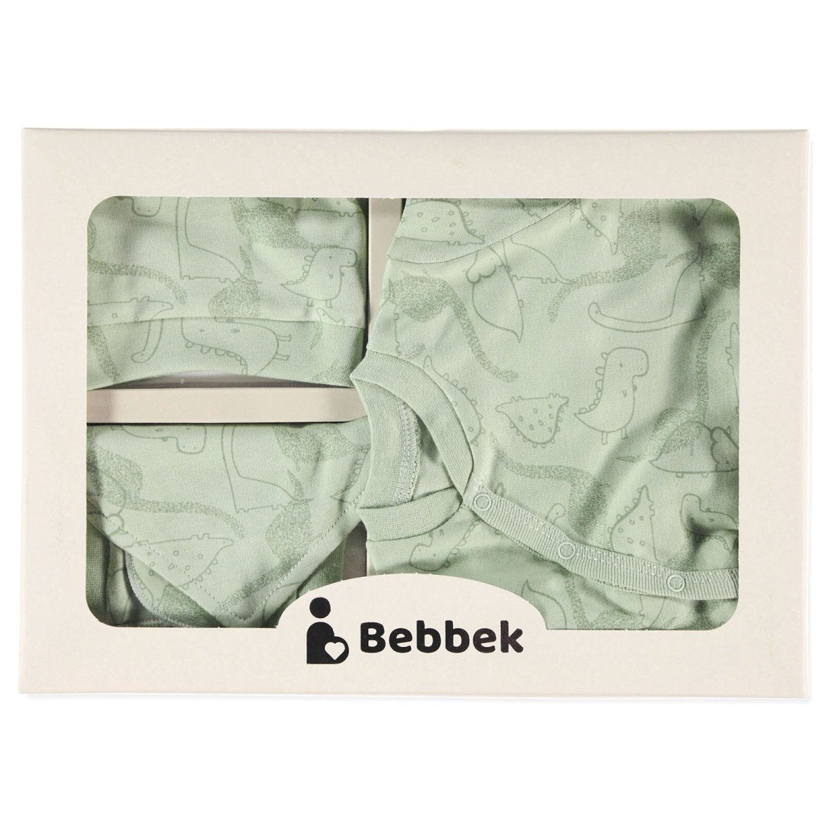 Bebbek Baby Boy 5 Pcs Newborn Gift Starter Set - Light Green - ebebek - Black Friday