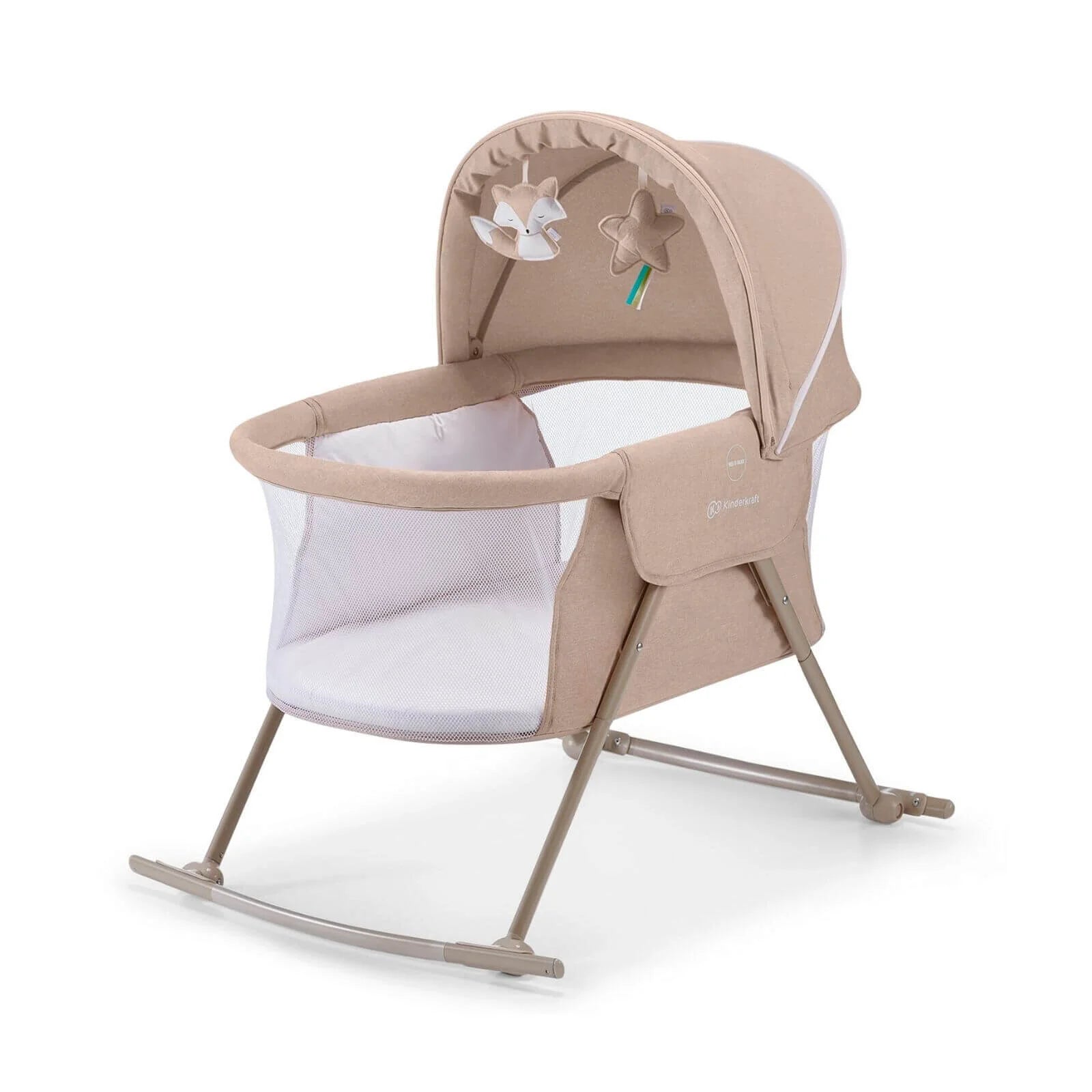 Kinderkraft Lovi 3 in 1 Crib Beige Baby Cribs ebebek