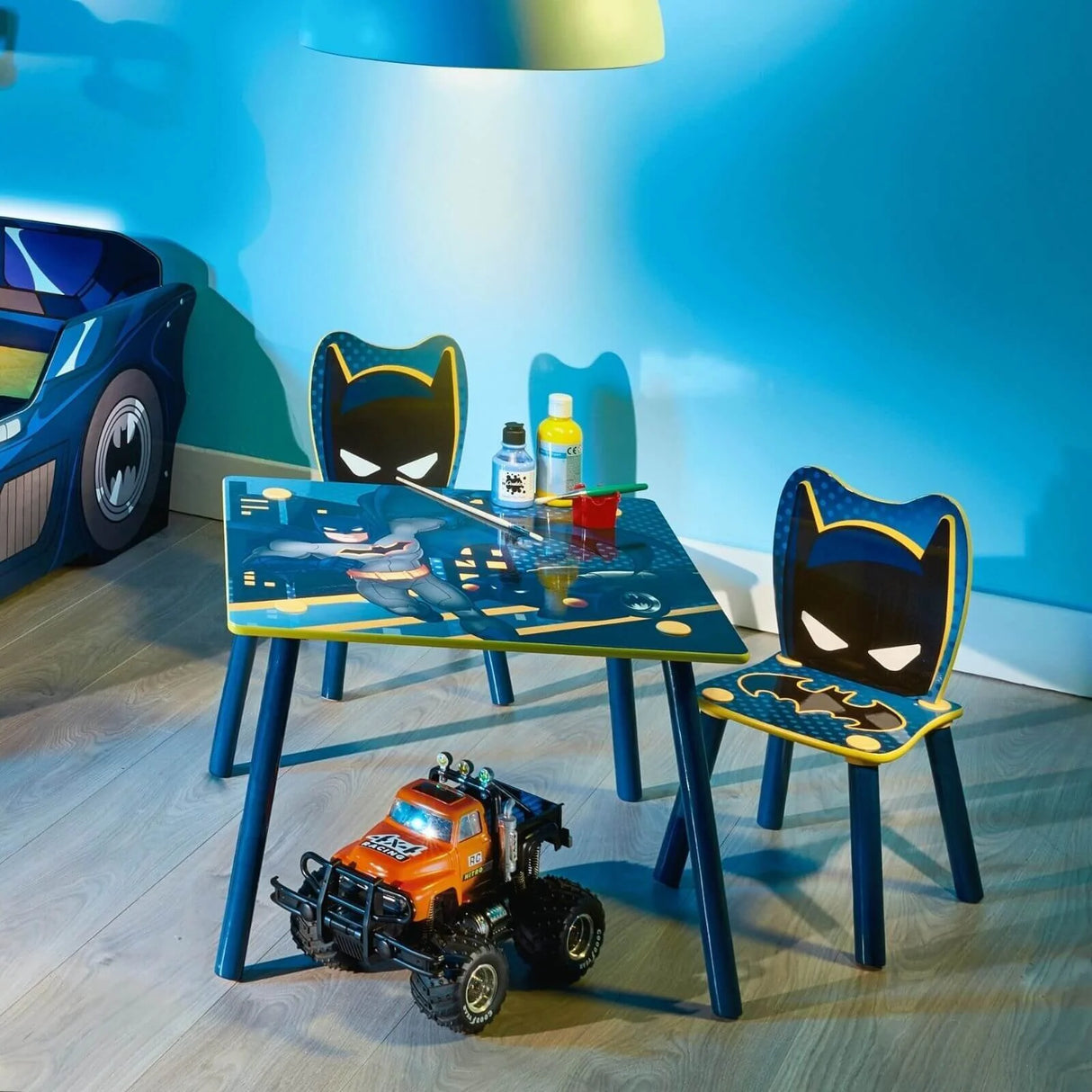 Hello Home Kids Table and 2 Chairs Set - Batman - ebebek - Black Friday