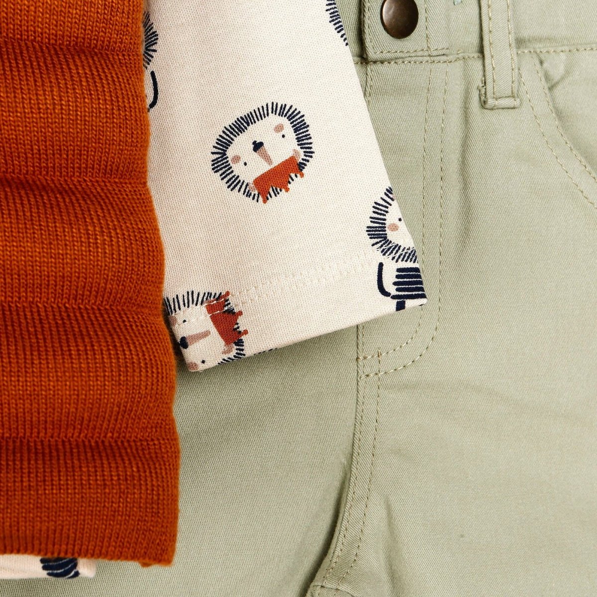 HelloBaby Sweatshirt - Vest - Bottom - Brown - ebebek - Black Friday