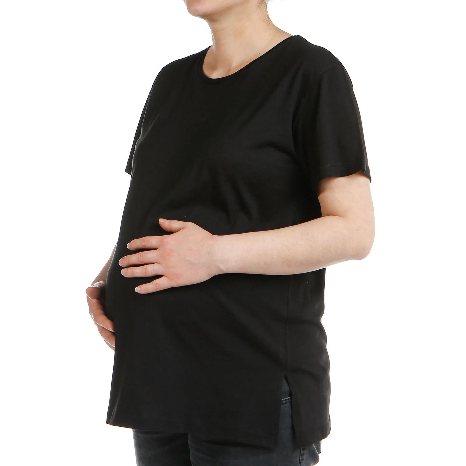 baby mom Maternity Tshirt - Black - ebebek - Black Friday