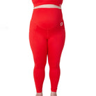 Latched Maternity and Postnatal Active Support Leggings - Red - ebebek - Black Friday