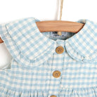 HelloBaby Basic Baby Girl Gingham Dress - Turquois - ebebek - Black Friday