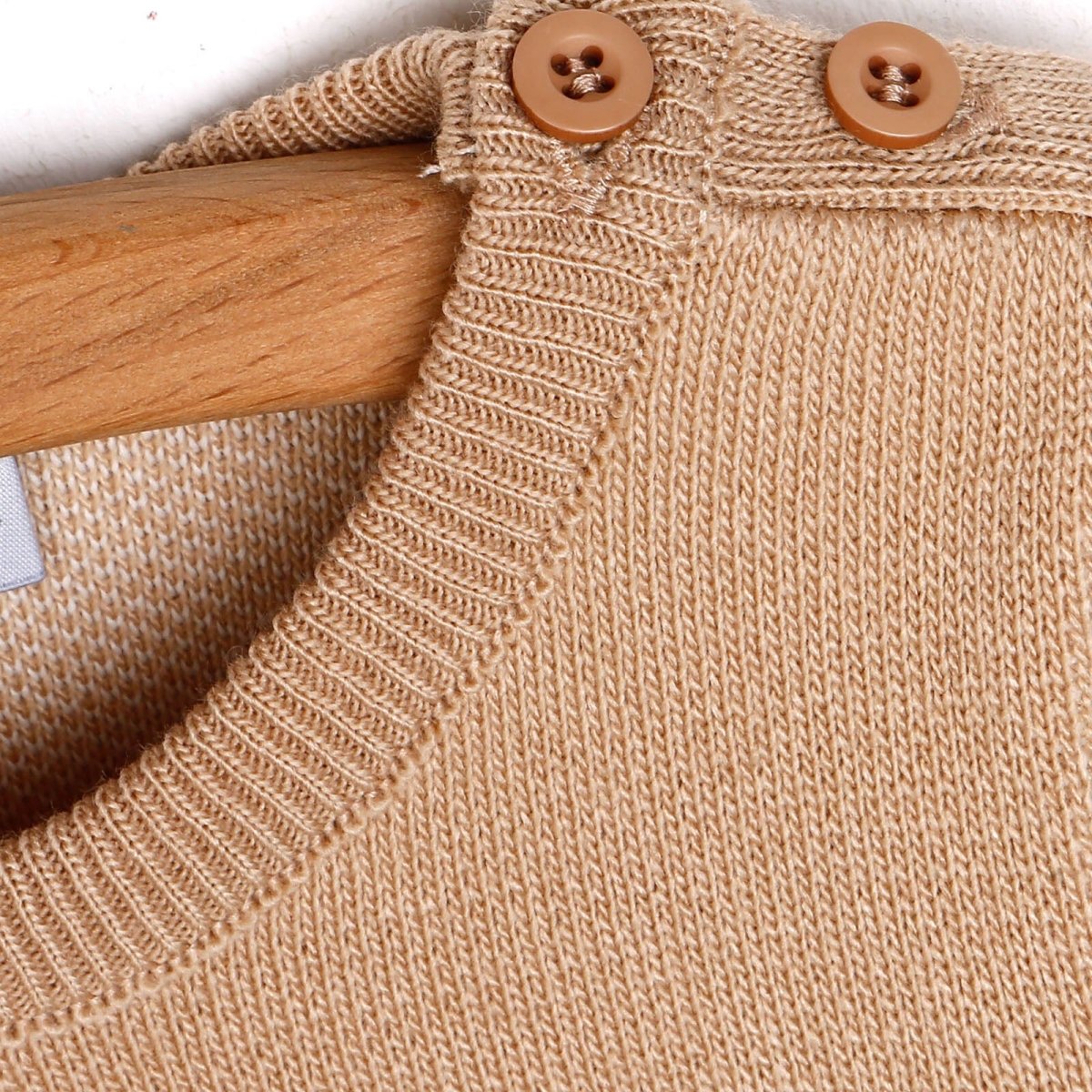 HelloBaby Newborn Rainbow Knit Sweatshirt Starter Set - Beige - HelloBaby - ebebek