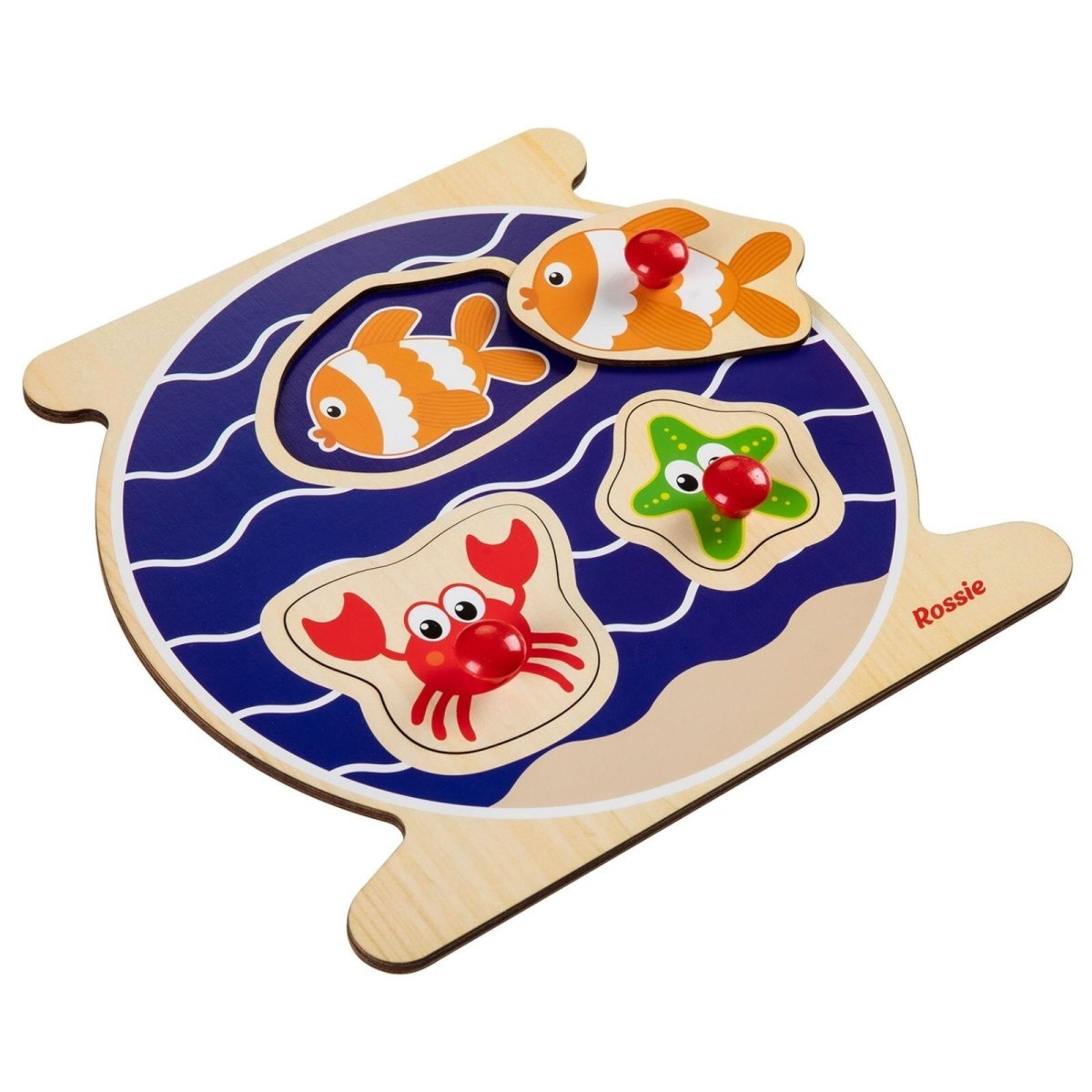 Rossie Wood First Puzzle - Aquarium - ebebek - Black Friday