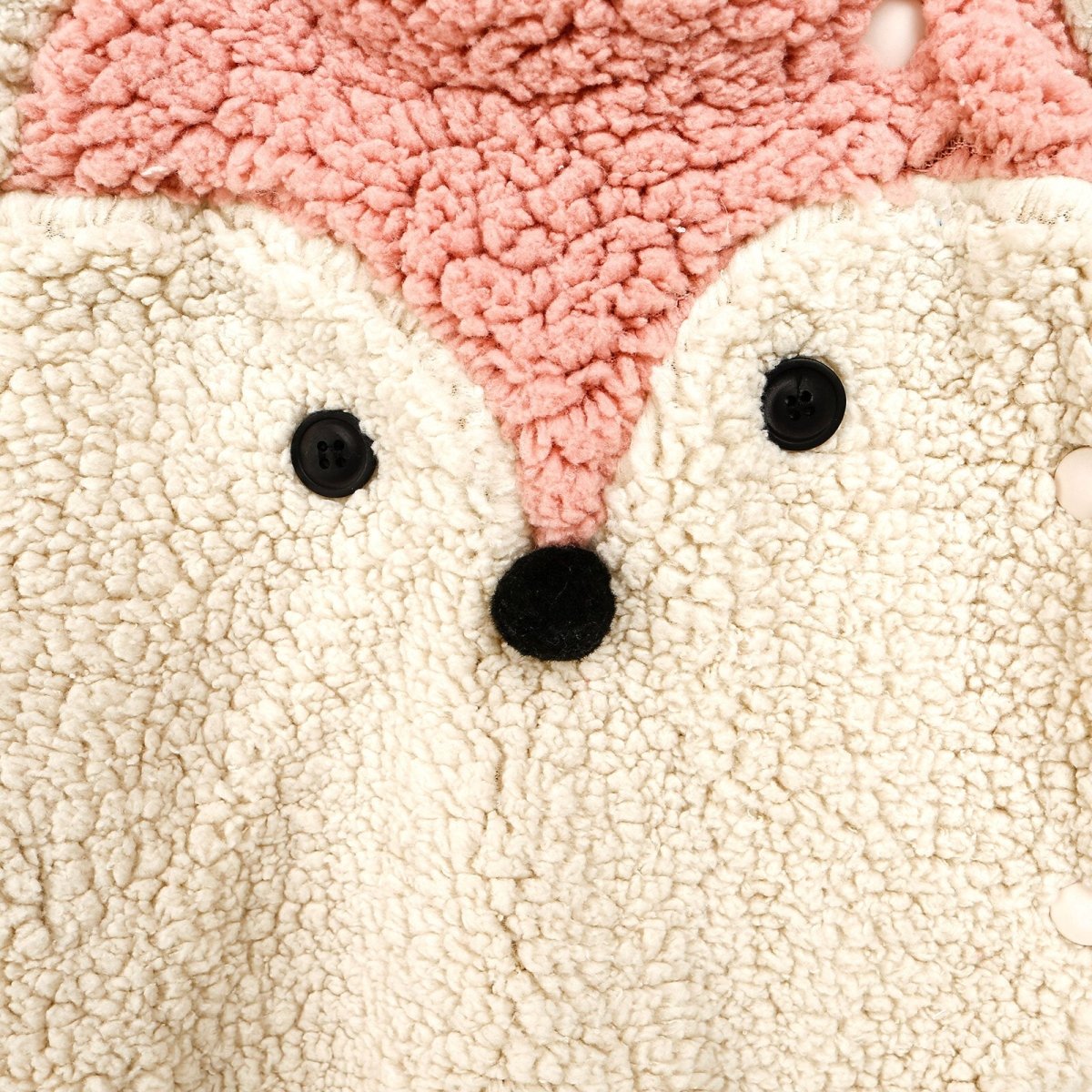 Midimod Newborn Deer Figure Welsoft Footed Jumpsuit - Light Rose - ebebek - Black Friday