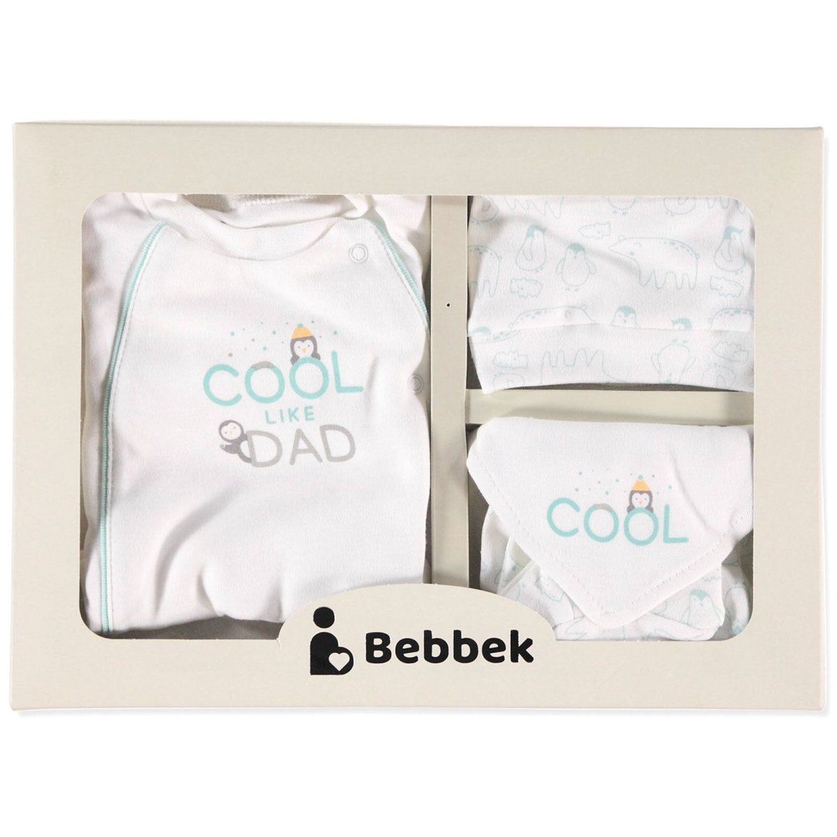 Bebbek Baby Boy 5 Pcs Newborn Gift Starter Set - Ecru - ebebek - Black Friday