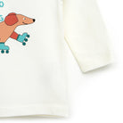 HelloBaby Basic Printed Long Sleeve T-shirt - Ecru - ebebek - Black Friday