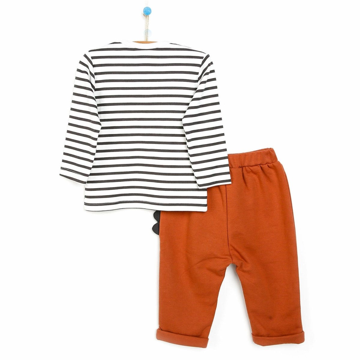 Bebbek Newborn Sweatshirt Footless Bottom - Brown - ebebek - Black Friday