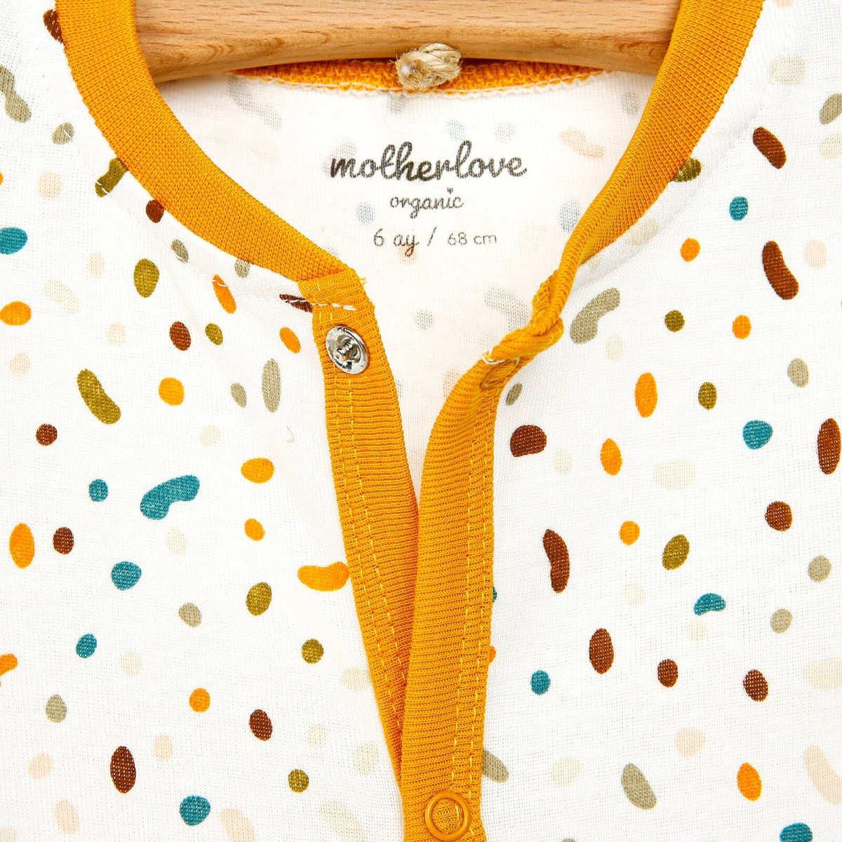 Motherlove Newborn Organic Footed Jumpsuit - Ecru - ebebek - Black Friday