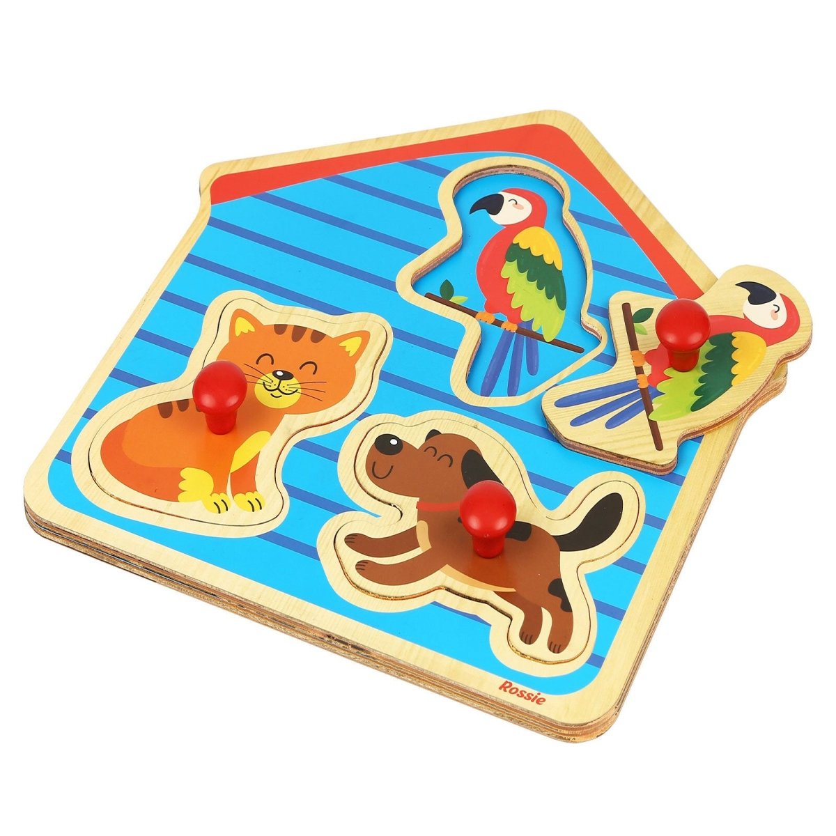 Rossie Wood First Puzzle - Pets - ebebek - Black Friday