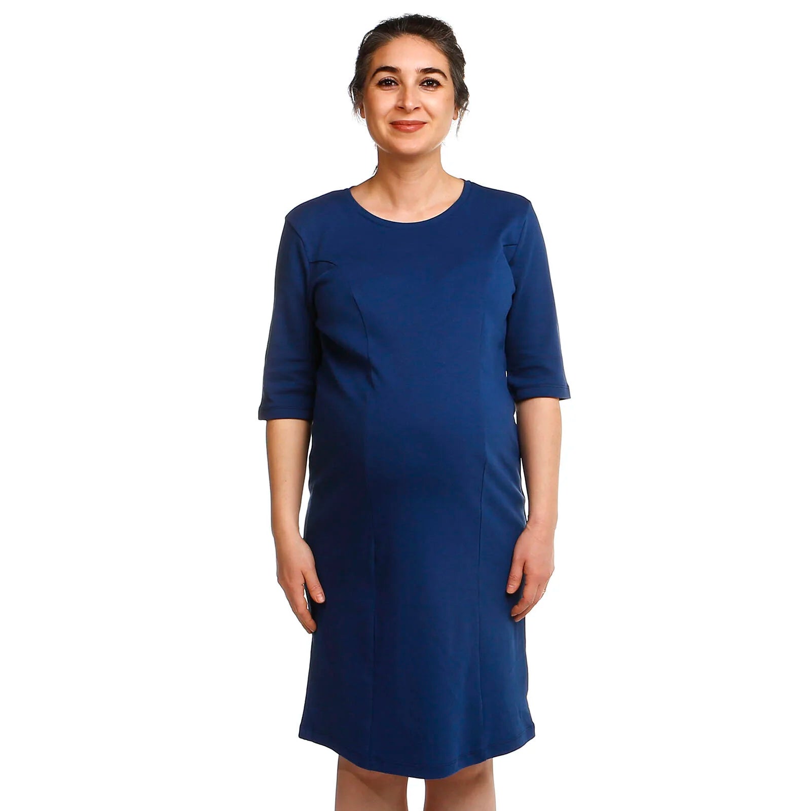 baby mom Maternity Dress - Navy Blue - ebebek - Black Friday