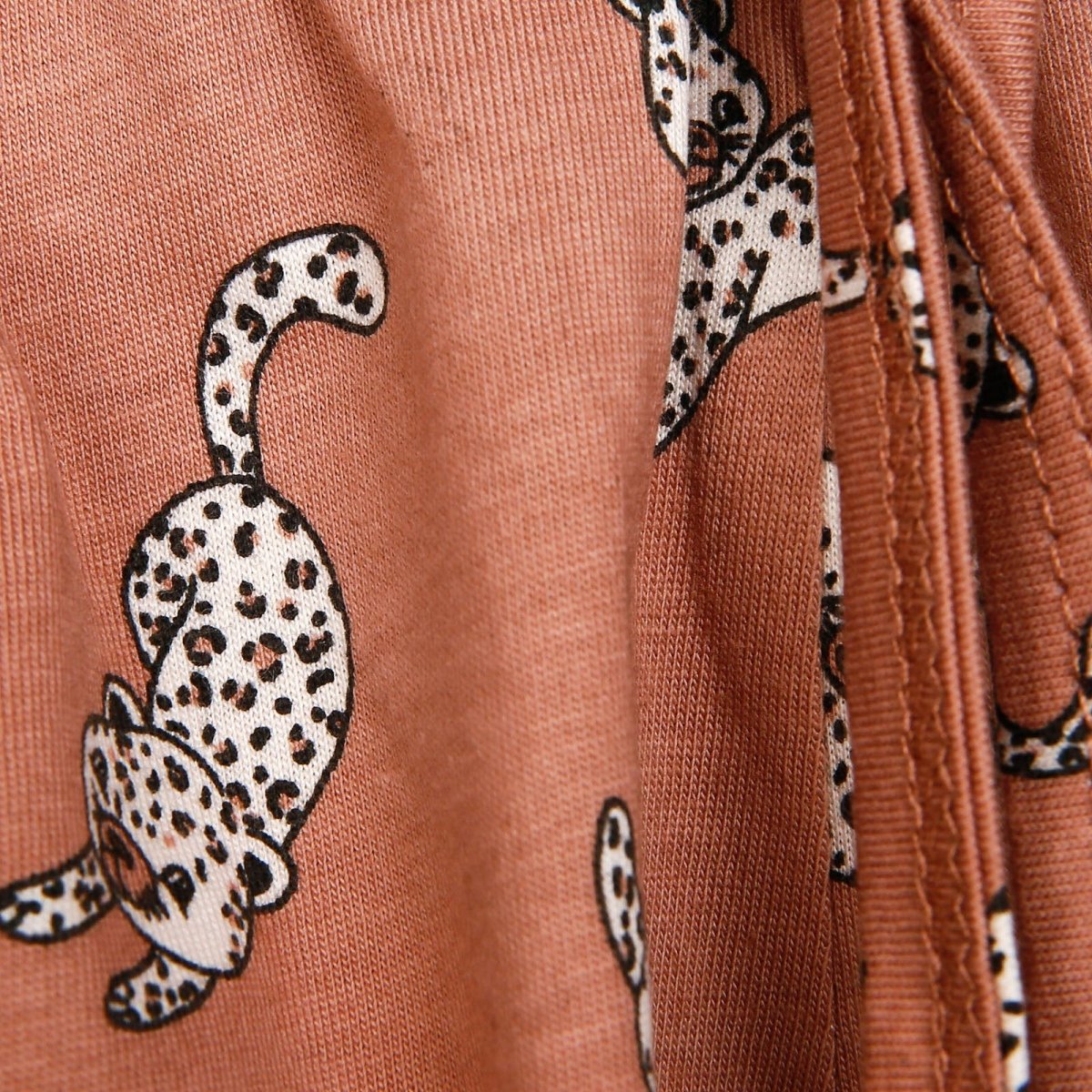 Antebies Newborn Cheetah Organic Footless - Light Rose - ebebek - Black Friday