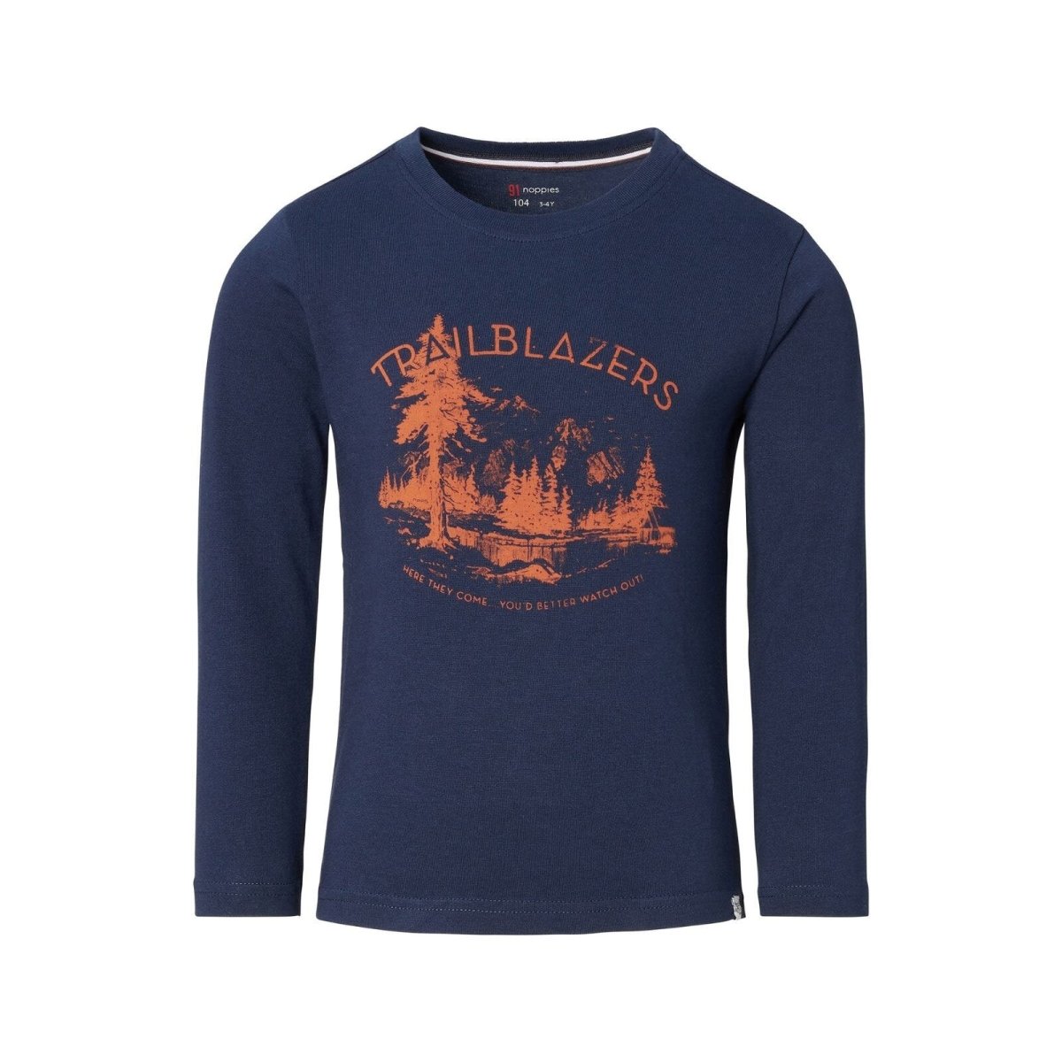 Noppies Boys T-shirt Long Sleeve Knox - Black Iris - ebebek - Black Friday