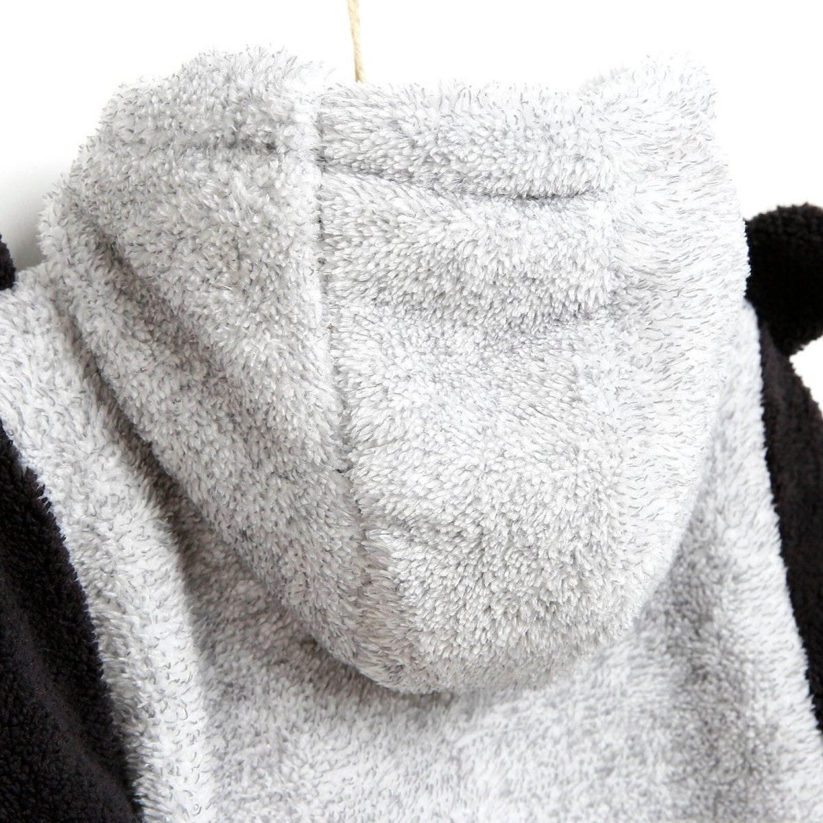 Midimod Newborn Cute Bears Welsoft Footed Jumpsuit - Grey - ebebek - Black Friday