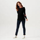 Noppies Tshirt Pierson nursing long sleeve - Black - ebebek - Black Friday